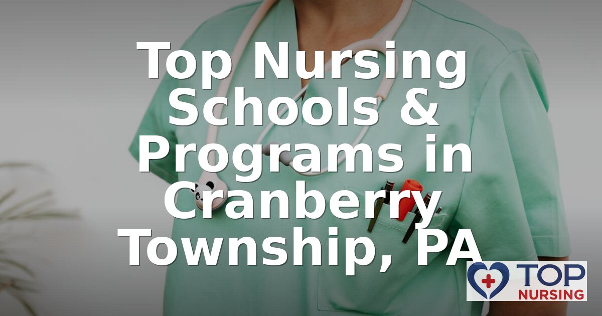 Best Nursing Schools in Cranberry Township, PA (2026)