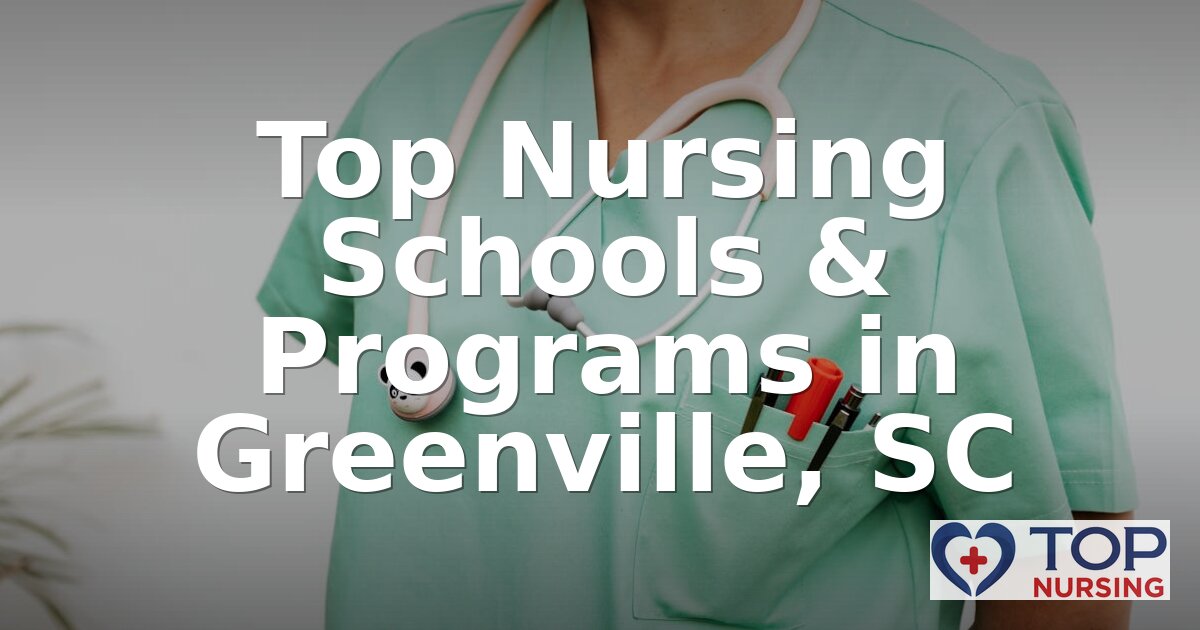 Best Nursing Schools in Greenville, SC | 2026 BSN Guide